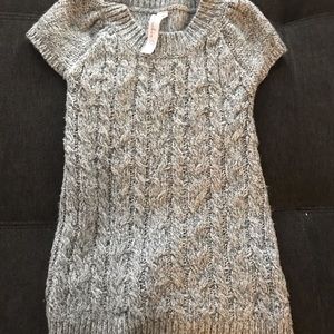 Knitted gray dress